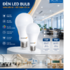 Đèn LED bóng trứng PANAMAX 5W | Ánh Sáng Trắng & Vàng bong trung
