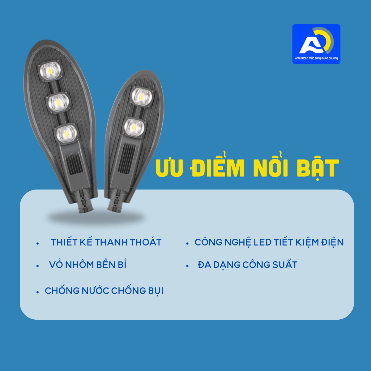 Khám phá vẻ đẹp độc đáo của đèn đường chiếc lá Ưu điểm của đèn đường chiếc lá