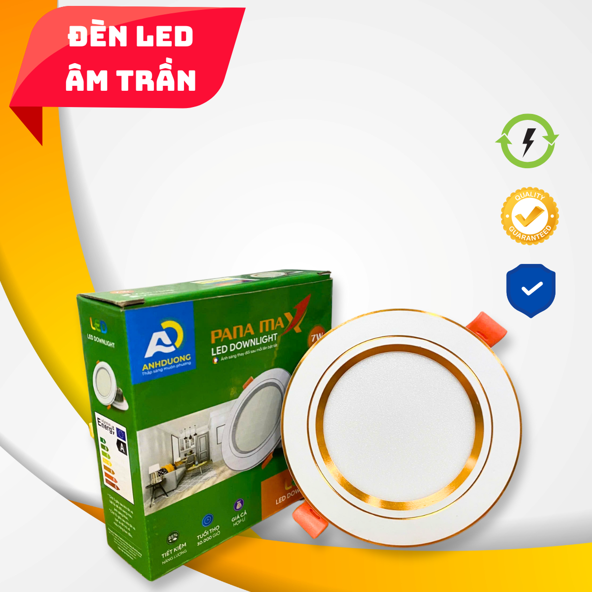 Đèn led dowlight ốp trần