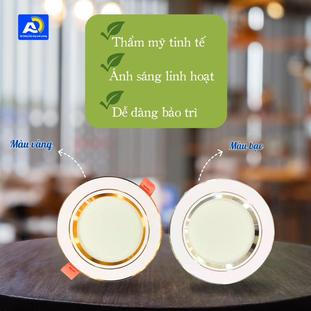 Sử Dụng Đèn LED Âm Trần Cho Nhà Hàng: Ý Tưởng Thiết Kế Độc Đáo Cách để lựa chọn đèn LED âm trần phù hợp với nhà hàng của bạn