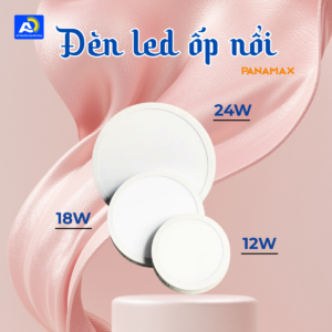 sử dụng đèn led ốp nổi vào trang trí quán cà phê