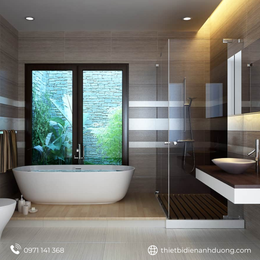 Đèn nhà vệ sinh nên dùng loại đèn gì? Đèn âm trần nhà vệ sinh